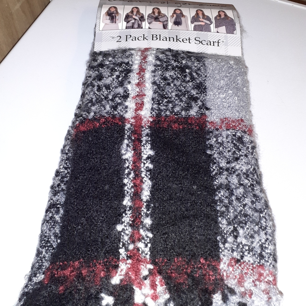Emanuel Geraldo 2 pk blanket scarf